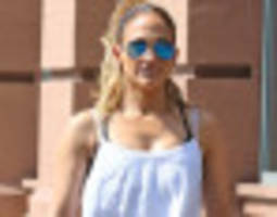 Jennifer Lopez Hits The Streets In A Crop Top